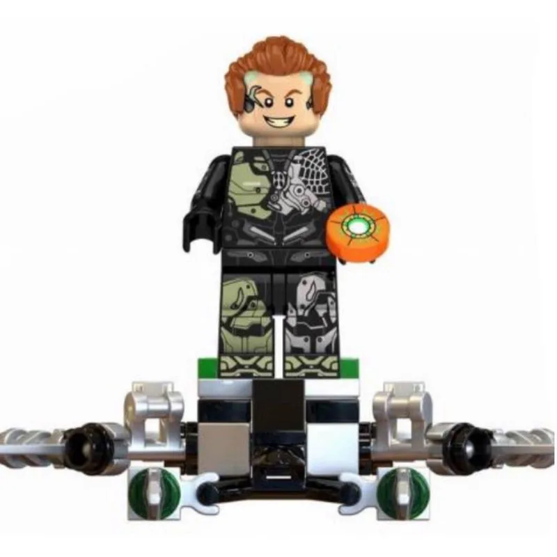 Boneco Blocos De Montar Duende Verde Damaged Homem Aranha
