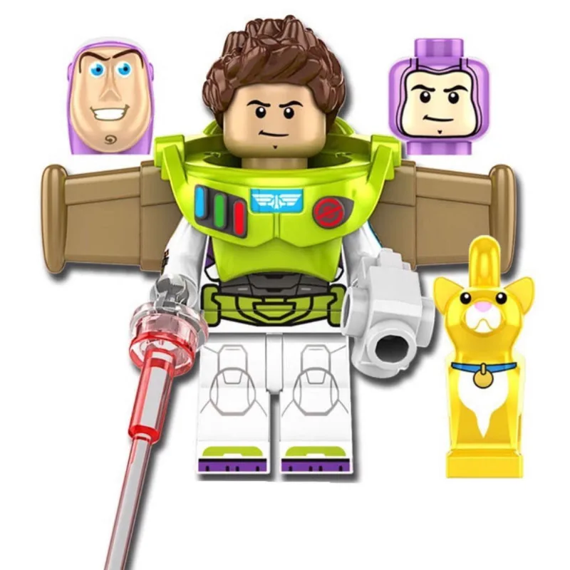 Boneco Blocos De Montar Buzz Lightyear Toy Story