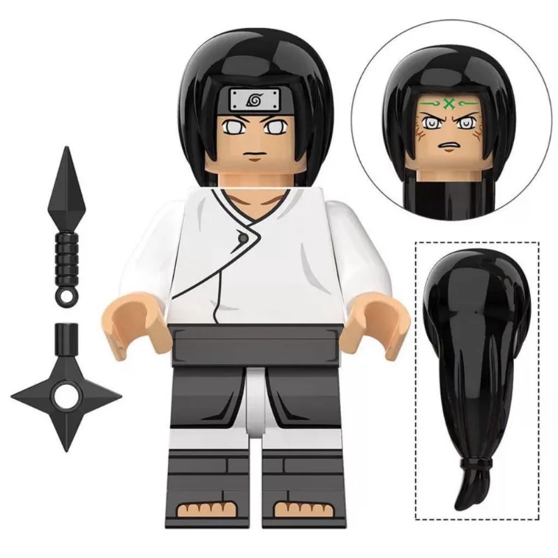 Boneco Blocos De Montar Hyuga Neji Naruto Ninja