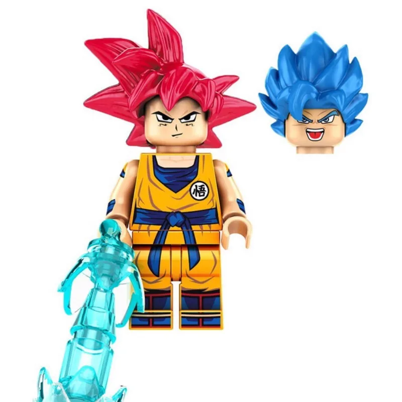 Boneco Blocos De Montar Son Goku Dragon Ball Z Super