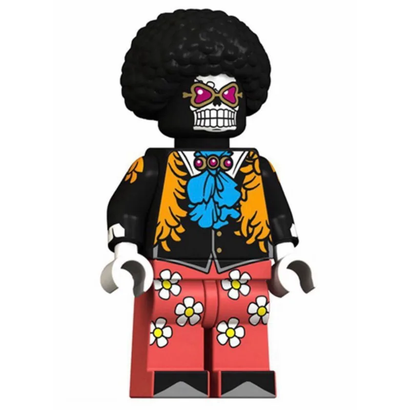 Boneco Blocos De Montar One Piece Brook Rocks