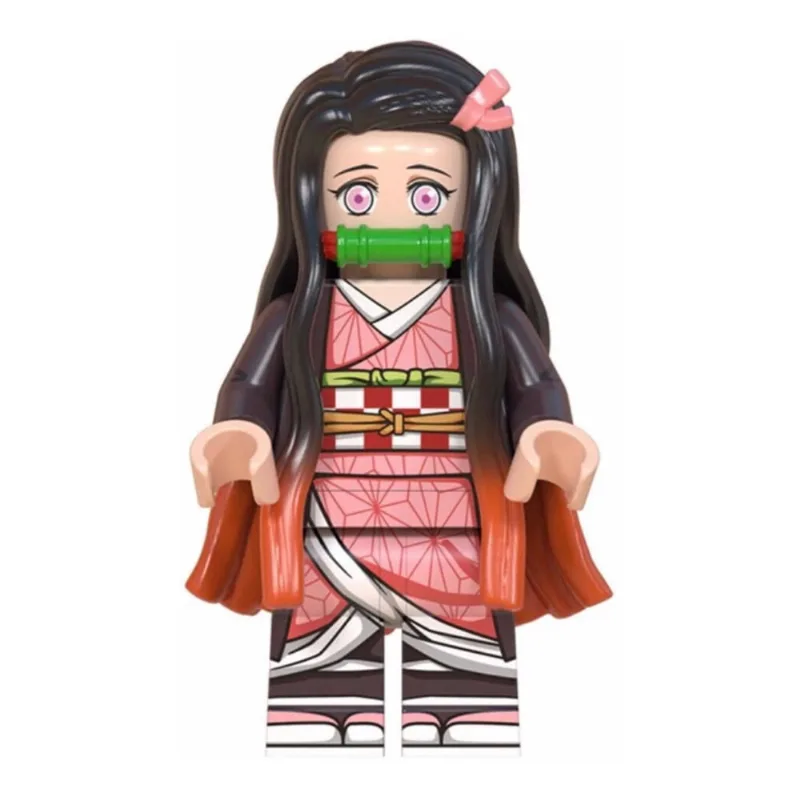 Boneco Blocos De Montar Kamado Nezuko Demon Slayer Mangá