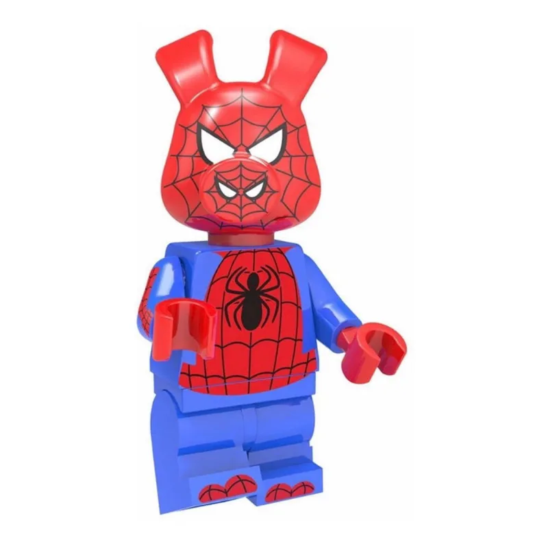 Boneco Blocos De Montar Presunto Homem Aranha Aranhaverso