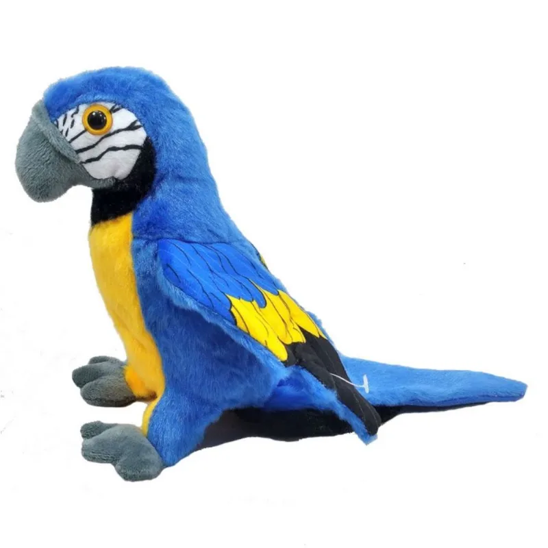 Arara Azul De Pelúcia 17 Cm
