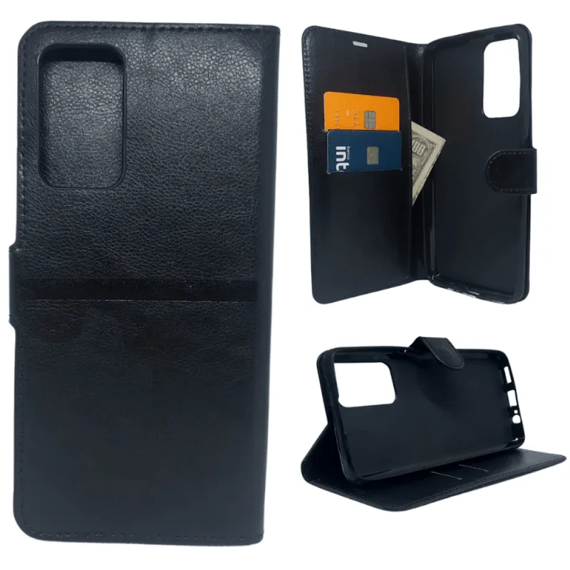 Capa Carteira para Xiaomi Redmi Note 11 (Tela de 6.43) Preta