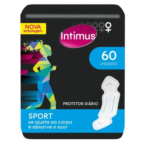 PROTETOR DIÁRIO INTIMUS SPORT - 30 UNIDADES - INTIMUS