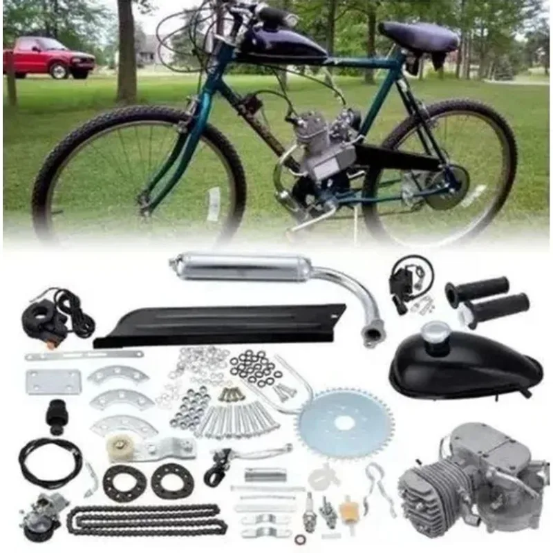 Super Kit Motor 80cc Bike Bicicleta Motorizada 2 Tempos 2t