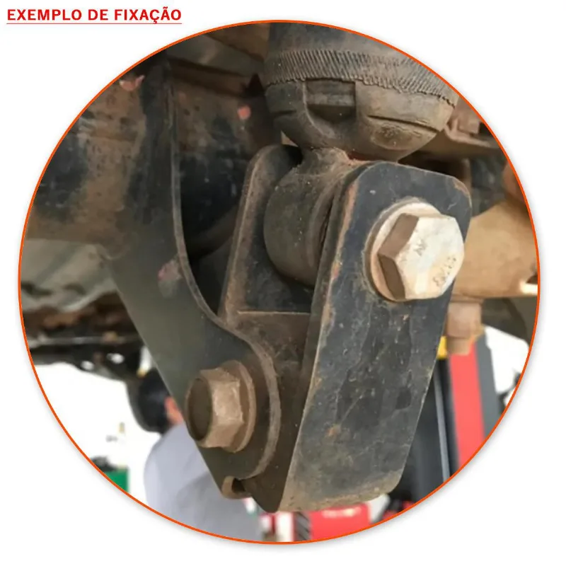 Par Prolongador De Amortecedor Traseiro Preto Ranger 2013
