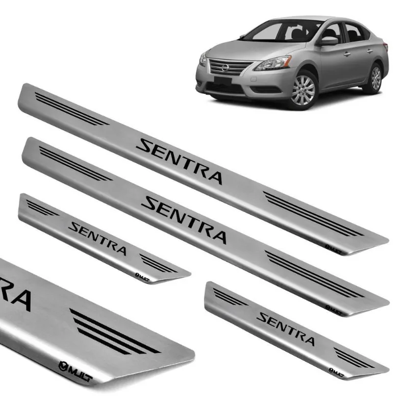 Soleira Aço Inox Escovado Porta Original Mult Sentra 2015