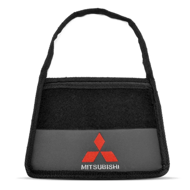 Porta Lixo Carro Preto Bordado Galant 1996 1997 1998 1999