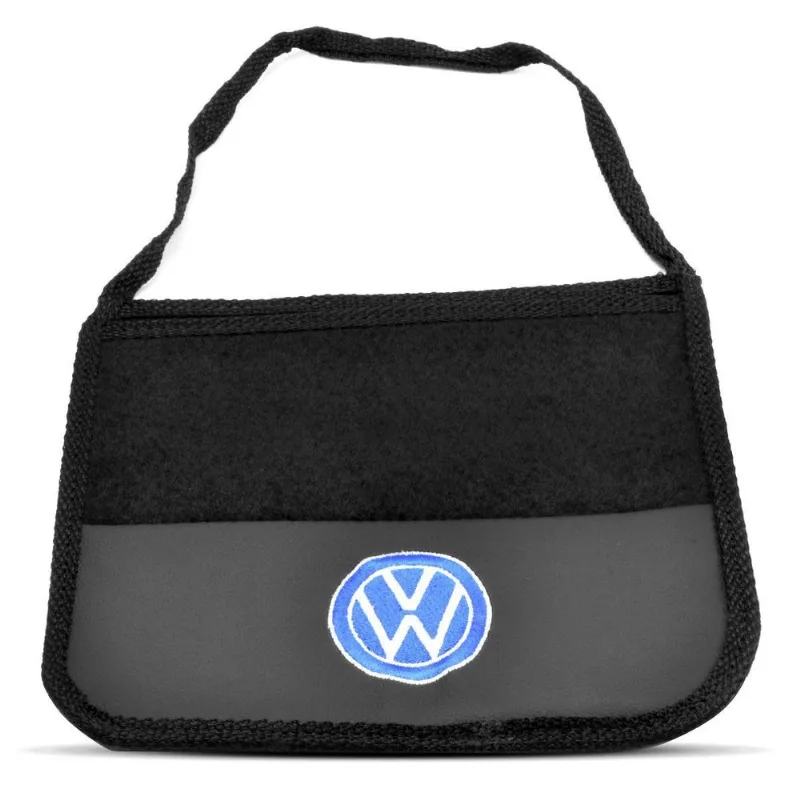 Porta Lixo Carro Preto Bordado Golf 2016 2017 2018 2019