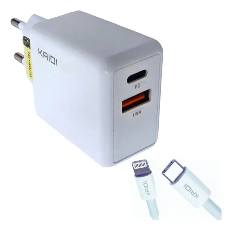 Carregador Lightning MDM Usb C 20W com Pd Compatível com Dispositivos Entrada Branco - MDM - Celular E Smartphone