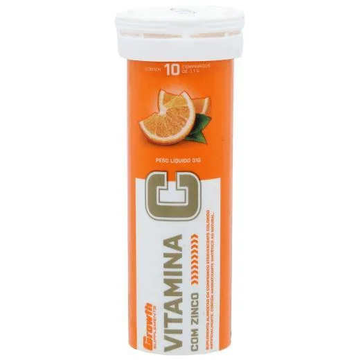 Vitamina C + Zinco Efervescente Aumenta Sistema Imunologico
