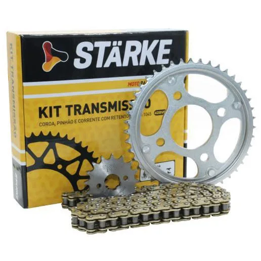 Kit Transmissão Relação Moto Cg Titan 150 Fan 150 C/Retentor - Não Disponível - Automotivo