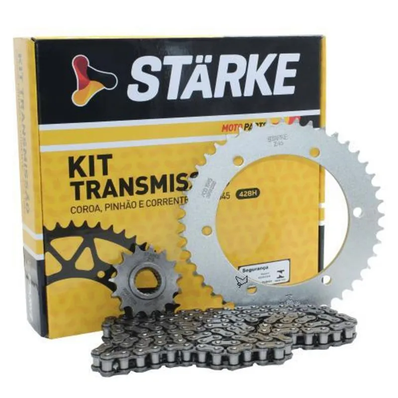 Kit Relação Moto Xtz Lander 250 2006 Ate 2008 45x15 Dentes