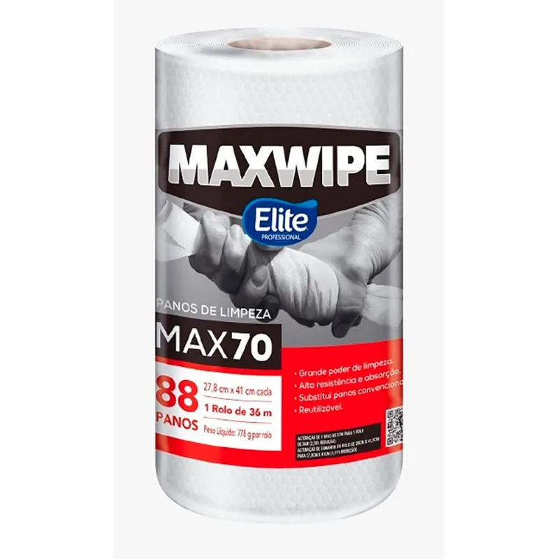 Pano de Limpeza Maxwipe Max70 88 Panos