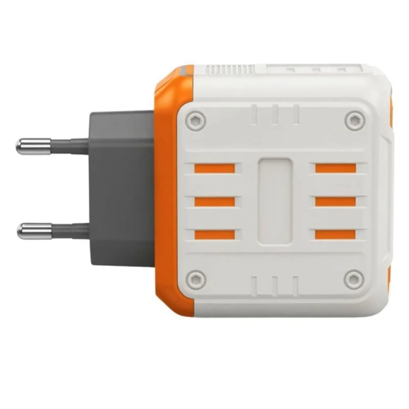 Carregador de Parede Dual Usb MDM Ultra Turbo com Usb C e Usb a Cabo Lightning 1 Unidade