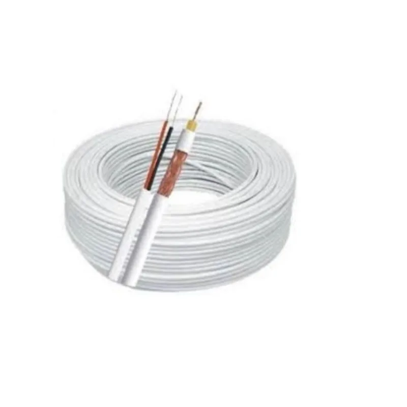 Cabo Coaxial 50mts - 80%malha 4mm- Bipolar