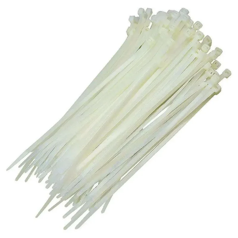 Abraçadeira De Nylon 50 Uni Enforca Gato Branco 370mmx7mm