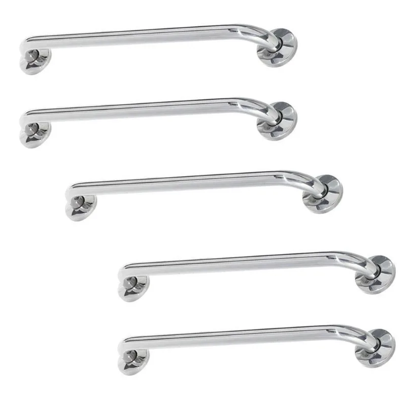 Alça Barra De Apoio 80cm Kit 5 Unidades Apoio Banheiro Corrimao