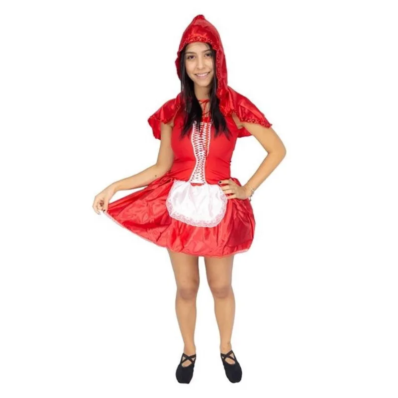 Fantasia Chapeuzinho Vermelho Adulto Com Bojo