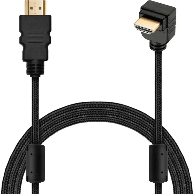 Cabo Hdmi 90 Graus X Hdmi 3 Metros