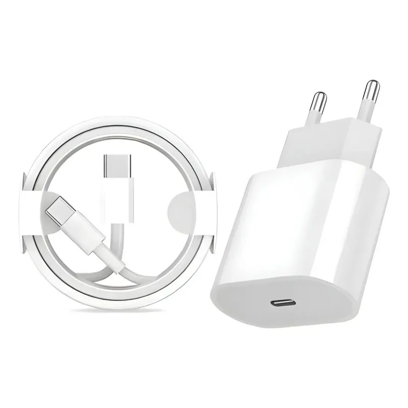 Fonte USB-C Branco Power Delivery Universal Seguro - MDM - Celular E Smartphone