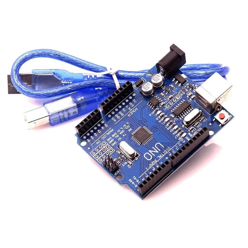 Kit Arduino Uno Iniciante Completo Com 80 Peças