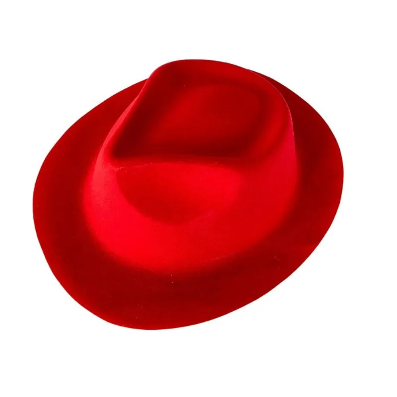 Chapéu Cowboy Infantil Pra Fantasia de Festa Junina Vermelho