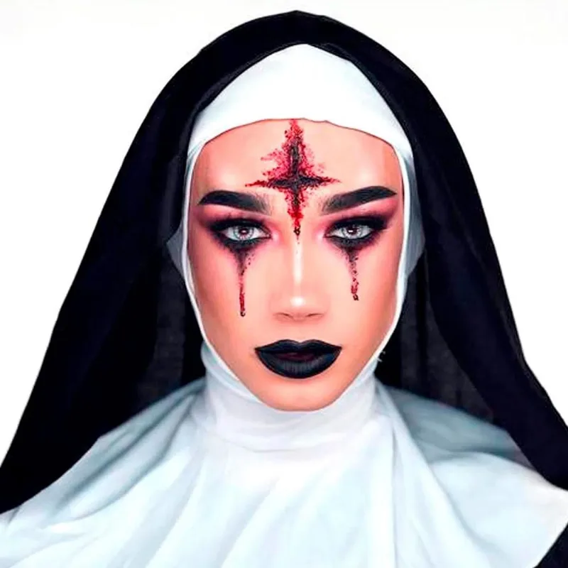 Fantasia de Freira Adulto Acessórios para Halloween