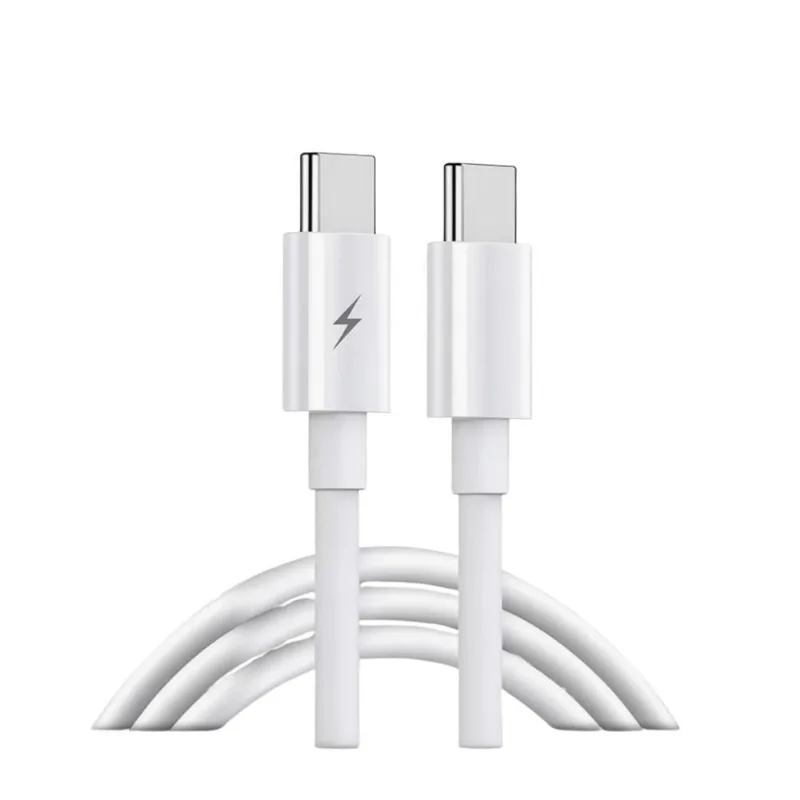 Cabo Usb C para Usb C de Alta Velocidade com Carregamento Rápido 240W Branco MDM
