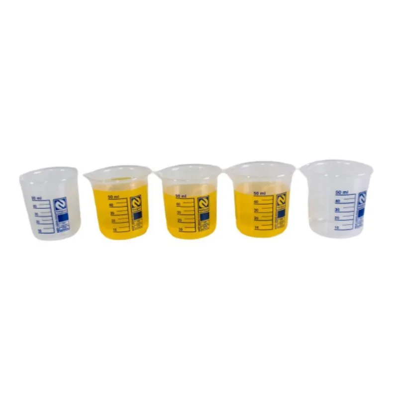 Bequér Plástico 50 Ml Autoclavável Pp - Kit 5 Unid.- Nalgon