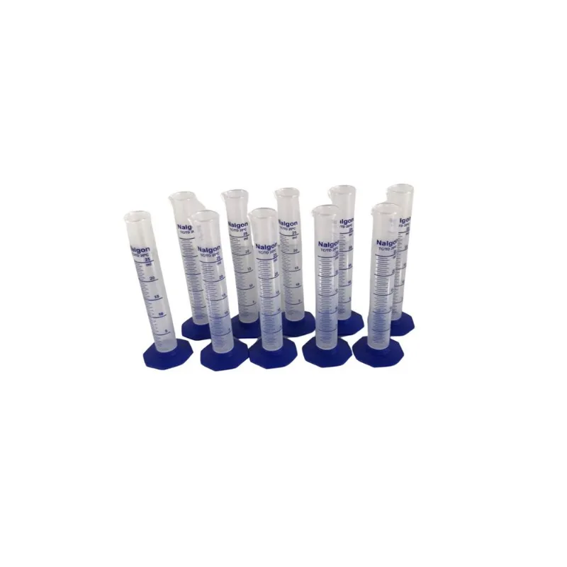 Proveta Graduada De Plástico 25ml - Kit 10 Unid. - Nalgon