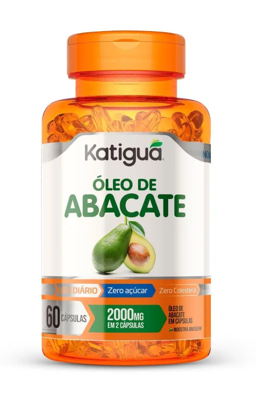 Óleo De Abacate 60 Cápsulas 1000mg - Katiguá - Não Informado - Mercearia
