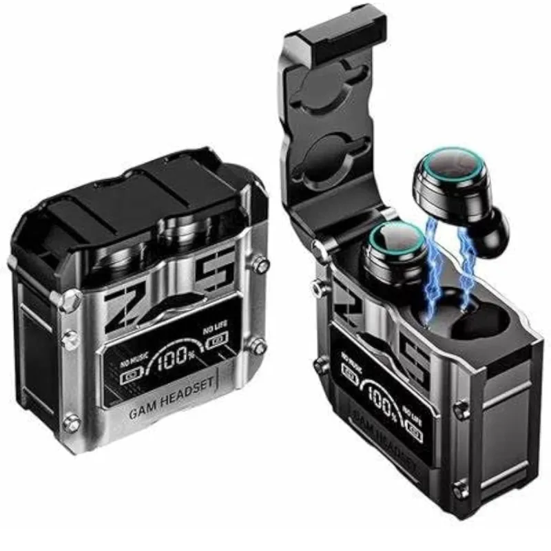 M25 Headset Bluetooth Preto Gamer com Carga Rápida Portátil - MDM - áudio