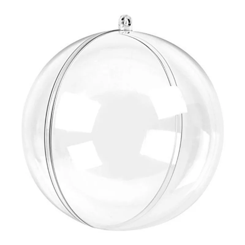 Bola Esfera Acrílico 1Linha Transparente 7Cm 10Un Qualidade