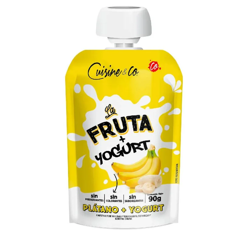 Papinha Cuisine&Co Banana e Iogurt 90g
