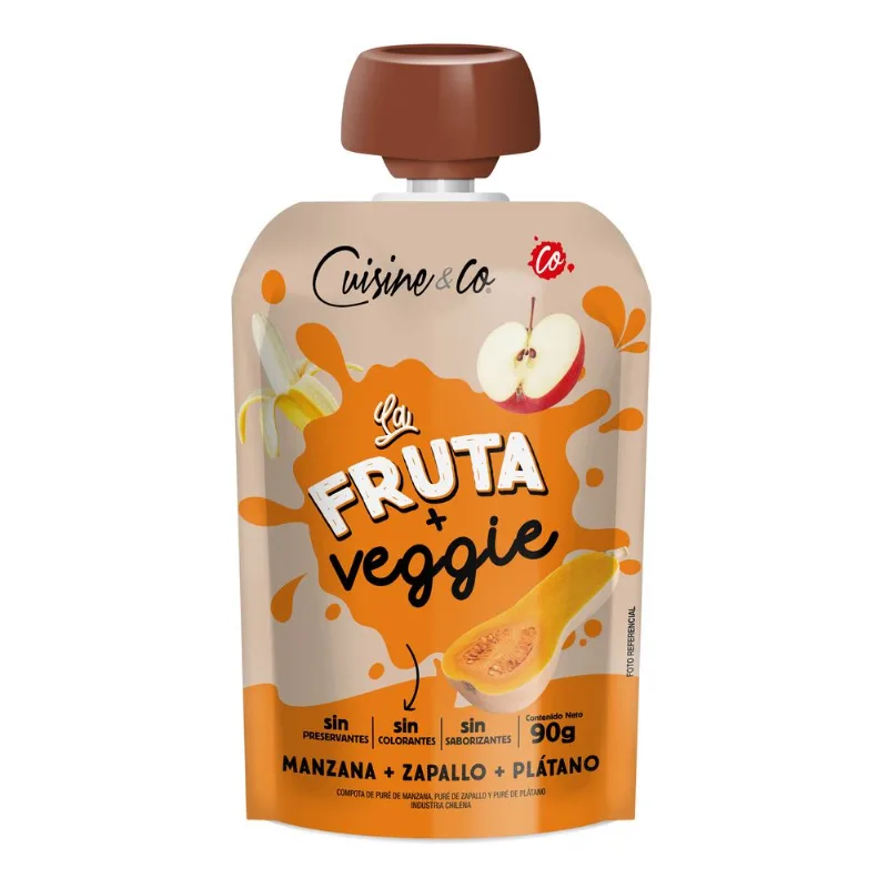 Papinha Cuisine&Co Maçã, Banana, Abóbora 90g