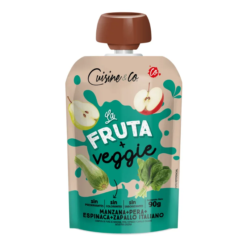 Papinha Cuisine&Co Maçã, Pera, Espinafre, Abóbora Italiana 90g