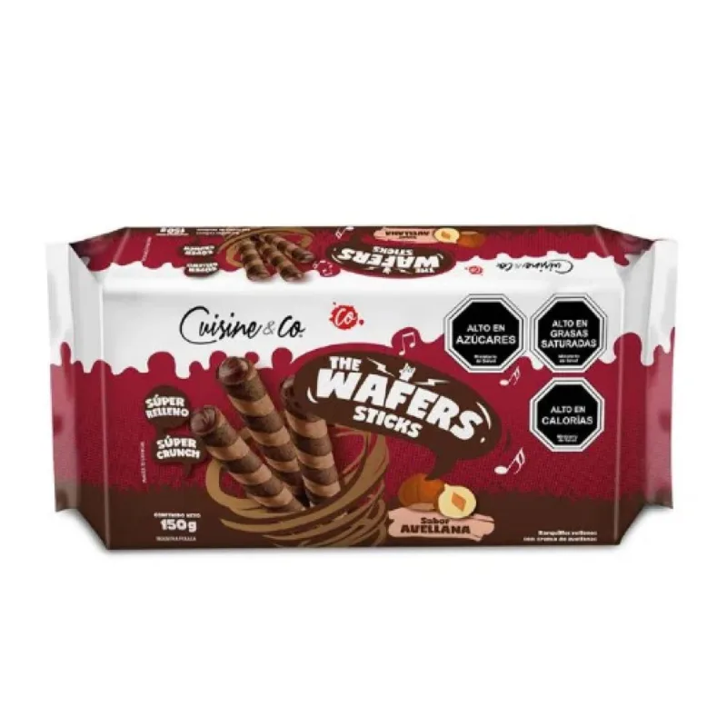 Biscoito Wafer Cuisine&Co Avelã 150g