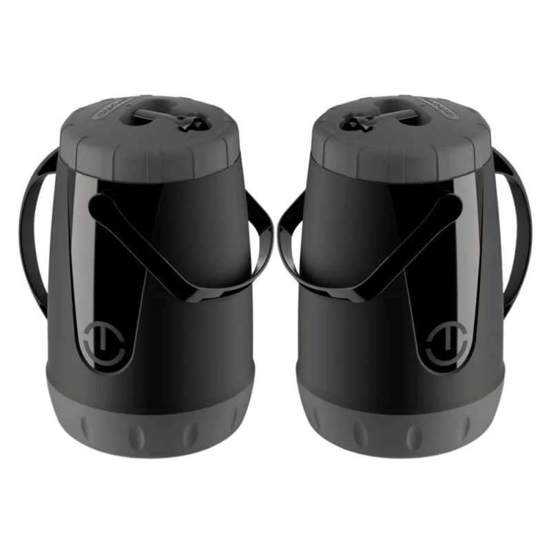 Kit 2 Garrafas Térmicas 2,5L Preto Terere Suco Água Unitermi - Não Disponível - Utilidades Domesticas