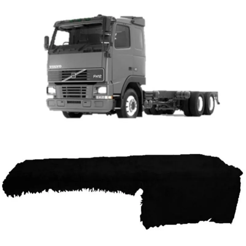 Capa De Painel Chinil Sem Logo Para Volvo Fh Preto