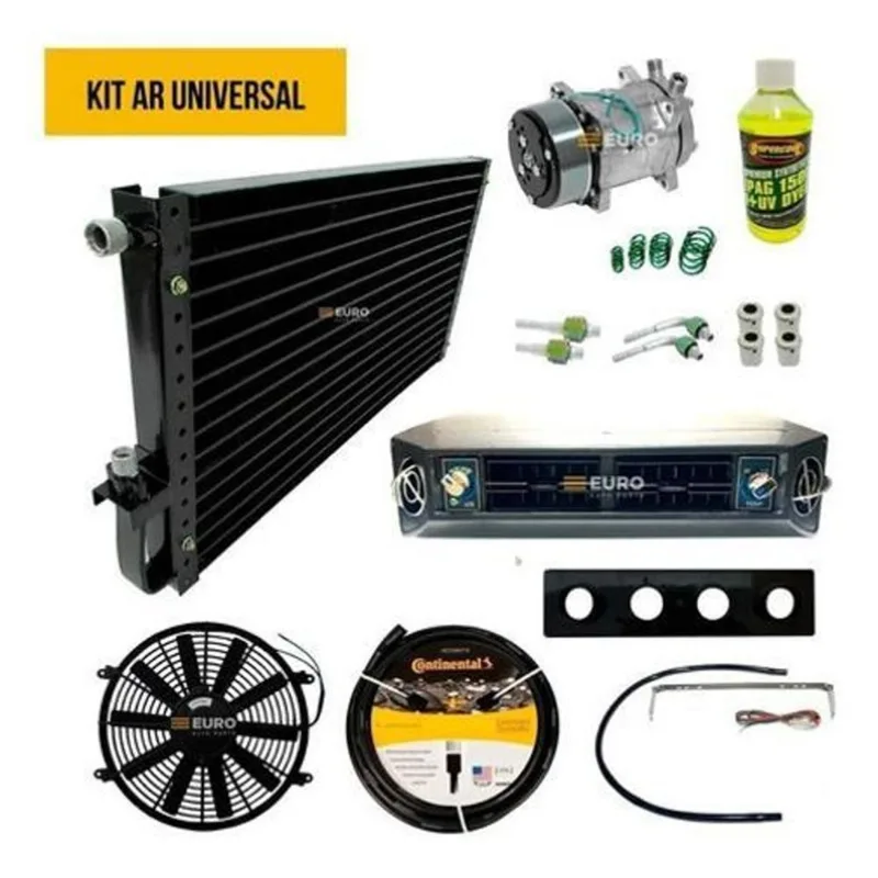 Kit Ar Condicionado Universal Automotivo Diversos Veículos