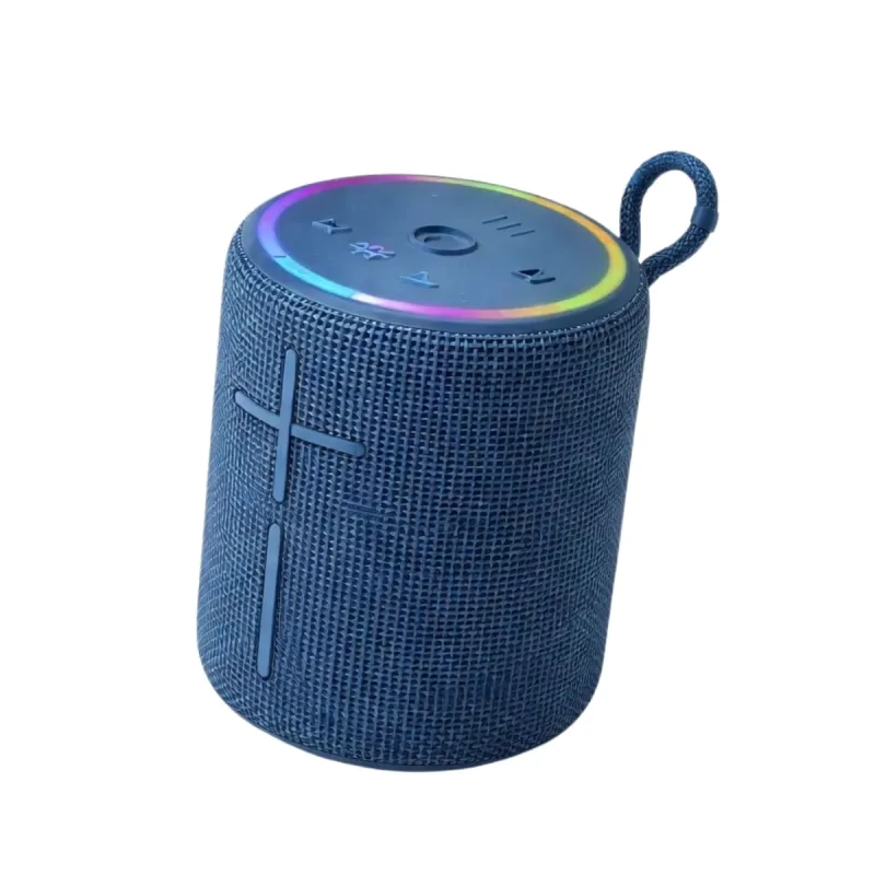 Caixa de Som Portátil Bluetooth com Iluminação RGB e Alça - MDM - áudio