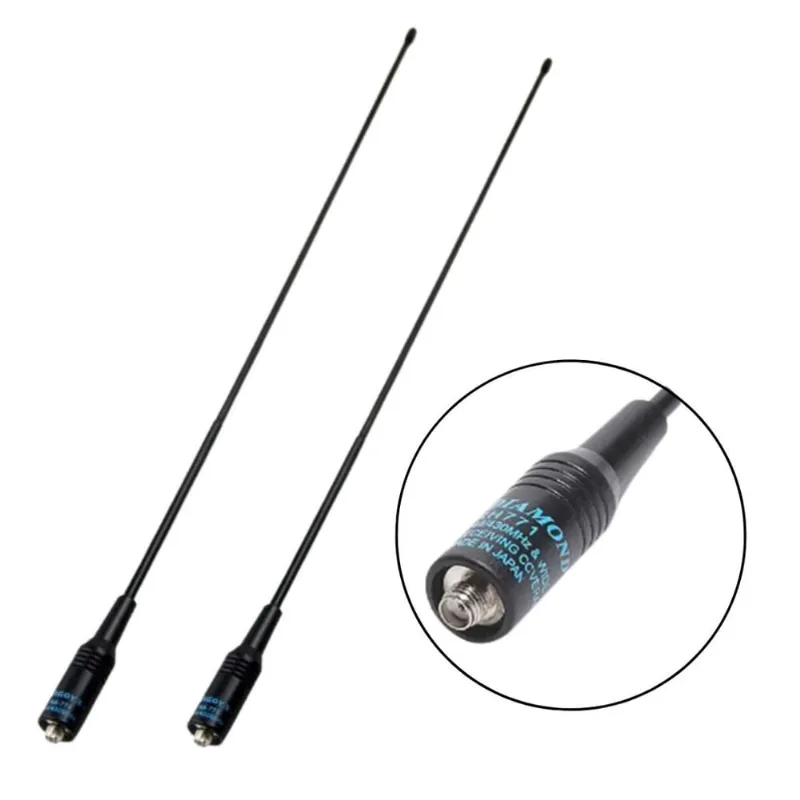 2 Antena NA-771 Eficiente Comunicação De Longo Alcance p/ Rádio