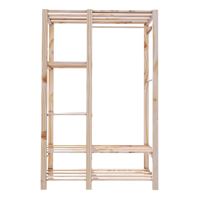 Arara De Cabeceira Exclusiva Industrial Pinus Multiuso Promos