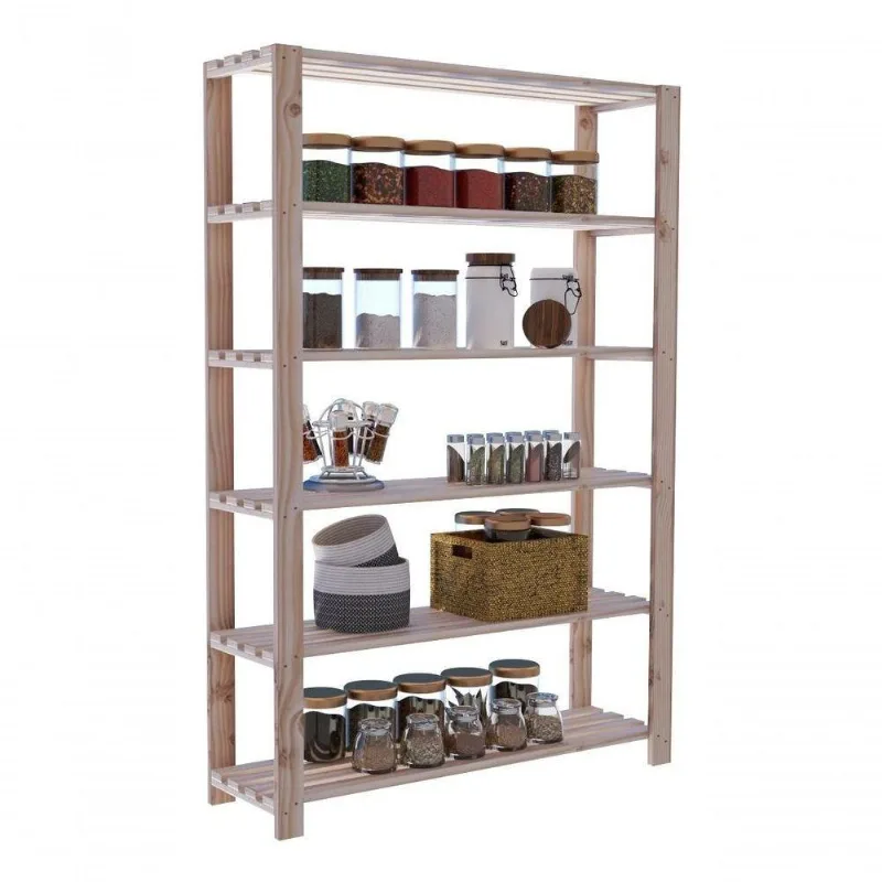 Estante Madeira Pinus Para Sala