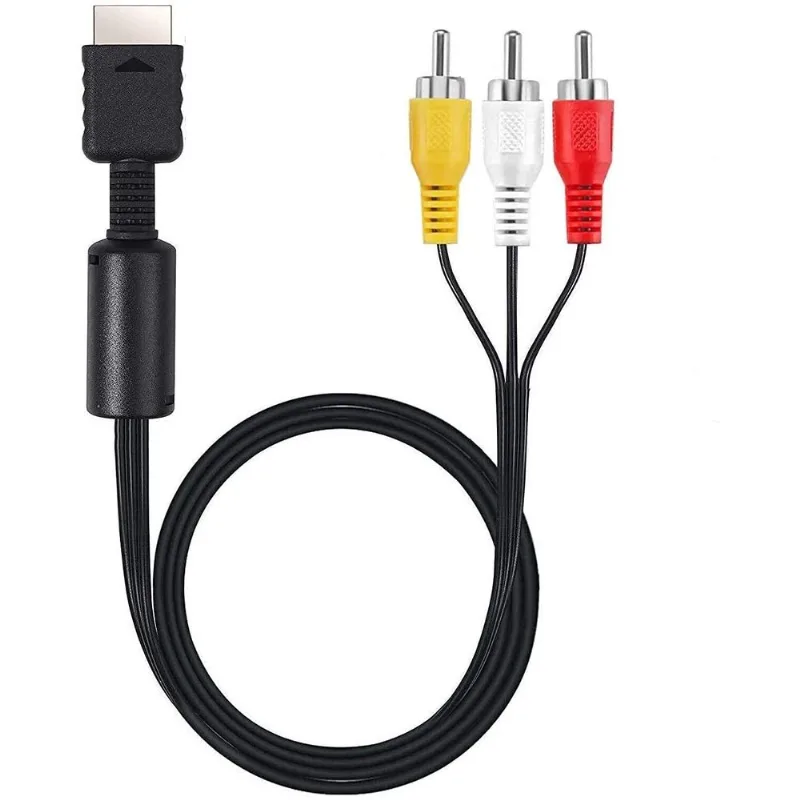 Cabo Av Audio Video Rca Play Station Ps 2 Ps 1 Para Tv Tubo