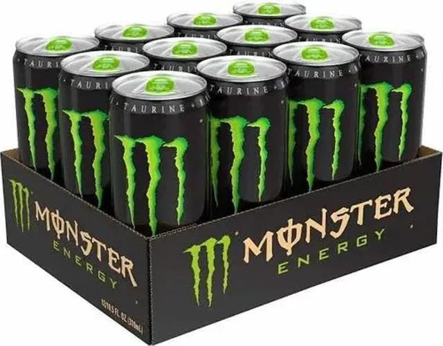 Kit 12 Energéticos Monster Latas De 473ml Energy Drink - Monster - Bebidas