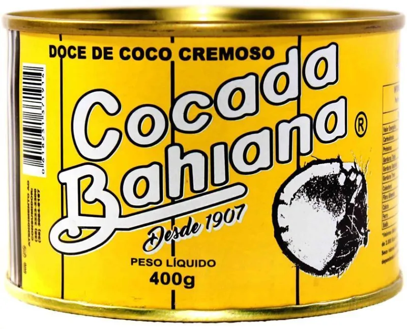 Doce Coco Em Calda Caramelizada Cocada Baiana Pack 3 Latas - Não Informado